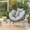 Outdoor PE Wicker Egg Chair for Balcony - 2 of 4