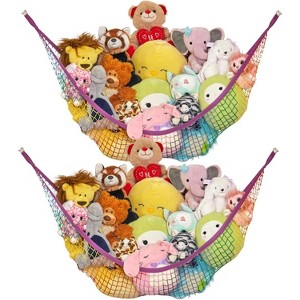 Lilly's Love Stuffed Animal Hammock, Stuffed Animal Net, Toy Hammock - Perfect for Plushie Organization - 1 of 4