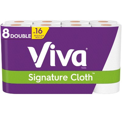 Viva Signature Cloth Choose-A-Sheet Paper Towels - 8 Double Rolls