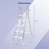 Costway 75.6" Above Ground Pool Ladder with Top Platform Non-slip Steps & Rounded Handrails - 3 of 4