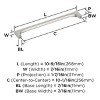 Amerock Merced Pull for Cabinets, Drawers, and Furniture - 4 of 4