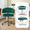 CAVINAS Velvet Home Office Desk Chair, Computer Chair, Swivel Office Chair, Wheels Swivel Height Adjustable Swivel Task Chair - 2 of 4
