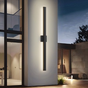 LamQee Aluminum Long Outdoor Wall Light Integrated LED Waterproof Linear Modern Exterior Lighting Fixtures Wall Mount Outside Sconce - 1 of 4