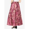 Jessica London Women's Plus Size Flowing Crinkled Maxi Skirt - 3 of 4