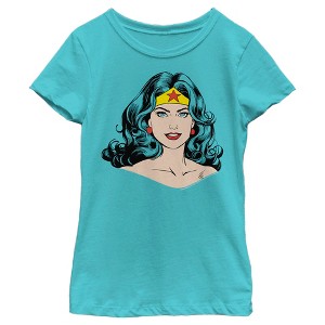 Girl's Wonder Woman Legendary Amazon Warrior T-Shirt - 1 of 4