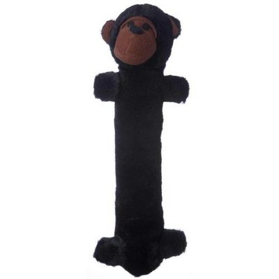 Multipet Look Who's Talking Loofa Chimp Plush Dog Toy