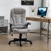 NicBex Adjustable Office Chair Modern PU Leather Massage Computer Chair with Armrests, 6 Vibration Points, Heating Function for Office, Study - 2 of 4