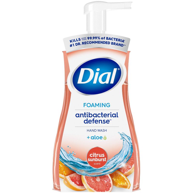 Dial Complete Antibacterial Foaming Hand Wash - Citrus Sunburst - 10 fl oz, 1 of 15