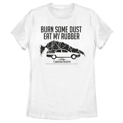 Women's National Lampoon's Christmas Vacation Eat My Dust Tree T-Shirt
