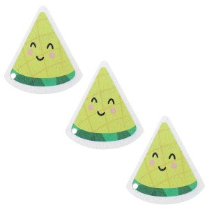 Unique Bargains Cute Pattern Non-Scratch Multifunctional Sponge Scrubber Set 3.9" x 3.3" - 1 of 4