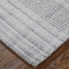 Highview Modern Stripes Ivory/Blue Area Rug - 3 of 4