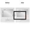 Amanti Art Mirror Makeover Bathroom Mirror Frame Border Kit- Fully Assembled Peel and Stick Frame - Mirror NOT Included - Trio  Trim - 4 of 4