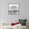 Amanti Art Trees at Dawn II Neutral by Silvia Vassileva Canvas Wall Art Print Framed 22-in. W x 22-in. H. - 4 of 4