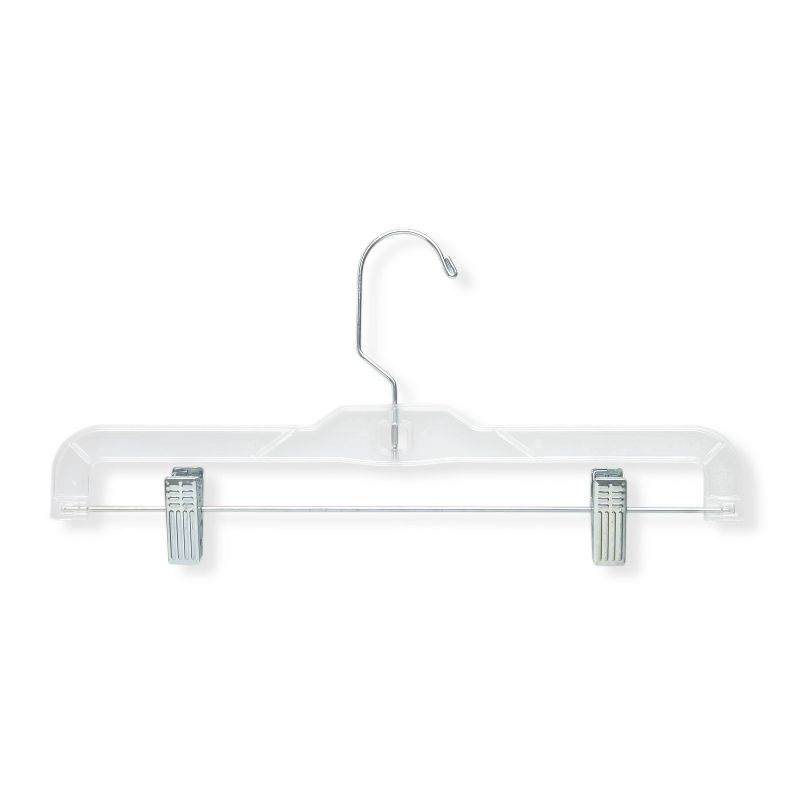Honey-Can-Do 12pk Skirt and Pant Hangers Clear, 3 of 4