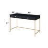 PAGED Modern Office Desk,Writing Desk with 2 Storage Drawers,Computer Desk for Home,Office,Workshop - 3 of 4
