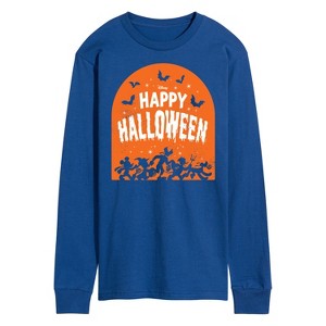 Men's - Disney - Happy Halloween Tombstone Long Sleeve Graphic T-Shirt - 1 of 4
