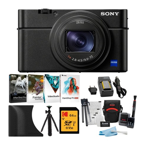 Sony RX100 VI Cyber-shot Digital Camera with Photo Editing Software Bundle