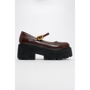 Linley Burgundy Platform Loafer (Women) | Prologue Shoes - 1 of 4
