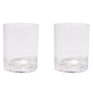 Silipint: Silicone Rocks Glasses 12oz: 2 pk - Crystal Clear - 1 of 4