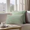 REGALWOVEN Modern Strip Decorative Throw Pillow Covers for Couch Bed Living Room 2 Pcs - 2 of 4