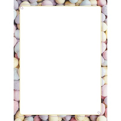 80ct Speckled Egg Letterhead White