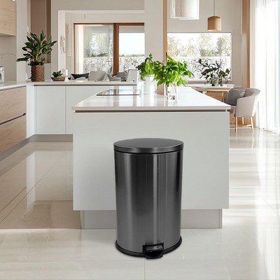 DOMETOUR Kitchen Trash Can with Lid
