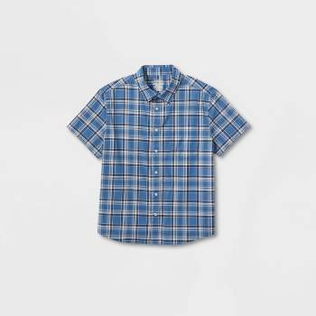 Men's Short Sleeve Adaptive Button-Down Shirt - Goodfellow & Co™
