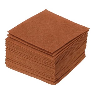 Unique Bargains Polyester Soft Home Handcrafts Project DIY Felt Fabric Sheets 42 Pcs - 1 of 4