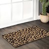 Nuloom Leopard 1x2 Indoor/Outdoor Door Mat for Living Room Patio Deck Front Porch, Natural - 2 of 4