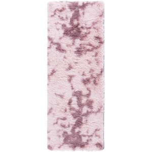 Rainbow Shag RBO100 Flatweave-Power Loomed Skid-Resistant Indoor Rugs - Safavieh - 1 of 4