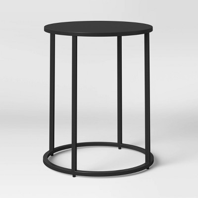 Glasgow Round Metal End Table Black - Project 62™
