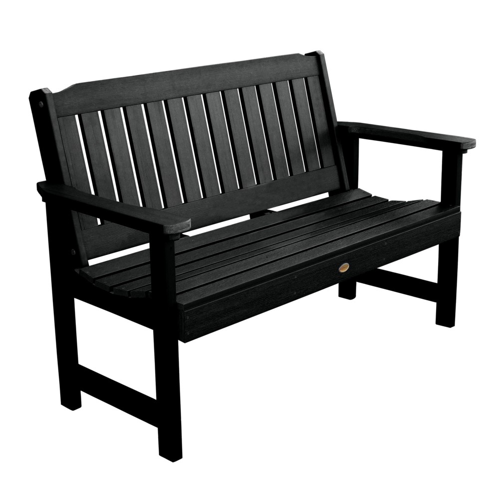 Photos - Garden Furniture 5' Lehigh Garden Bench Black - highwood: Weather-Resistant, 500lb Capacity