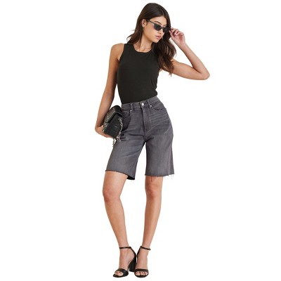 VENUS Womens Denim Bermuda Shorts