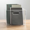 mDesign Plastic Stackable Storage Organizer Container Bin with Handles - image 4 of 4