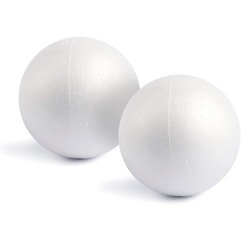 Juvale 2 Pack Foam Balls For Crafts, 6-inch Round Whitepolystyrene Spheres  For Diy Projects, Ornaments, School Modeling, Drawing : Target