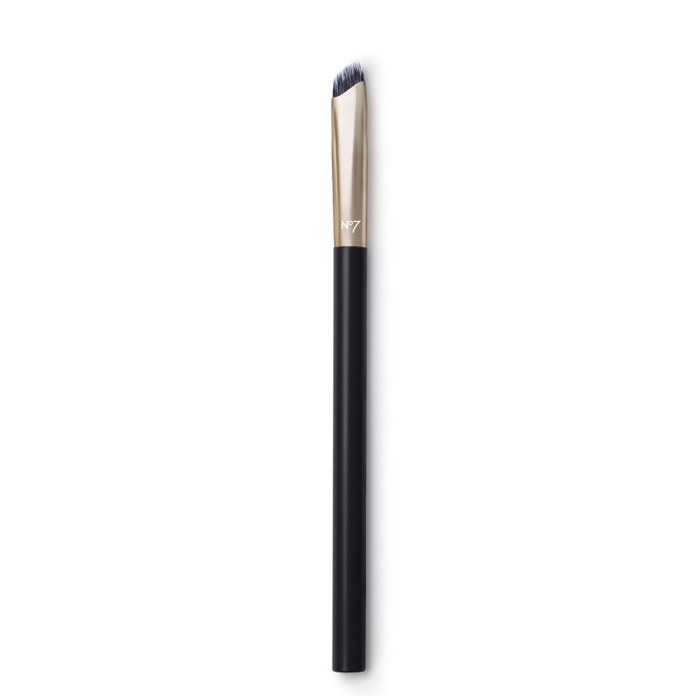 No7 Beauty Pro Artist Slanted Eye Brush: Synthetic PBT Bristles, Multipurpose Use, Acrylic Handle, 1-Piece