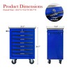 VASIP Double-Door Dustproof Tool Cart  with Layered Clapboard, Multifunctional Tool for Home,Garage - 2 of 4