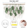 Aoibox Large Macrame Wall Hanging, Boho Leaves Tapestry, Handmade Woven Decor, Bohemian Wall Art for Bedroom, Living Room, Nursery, 39"W x 29.5"L - 4 of 4