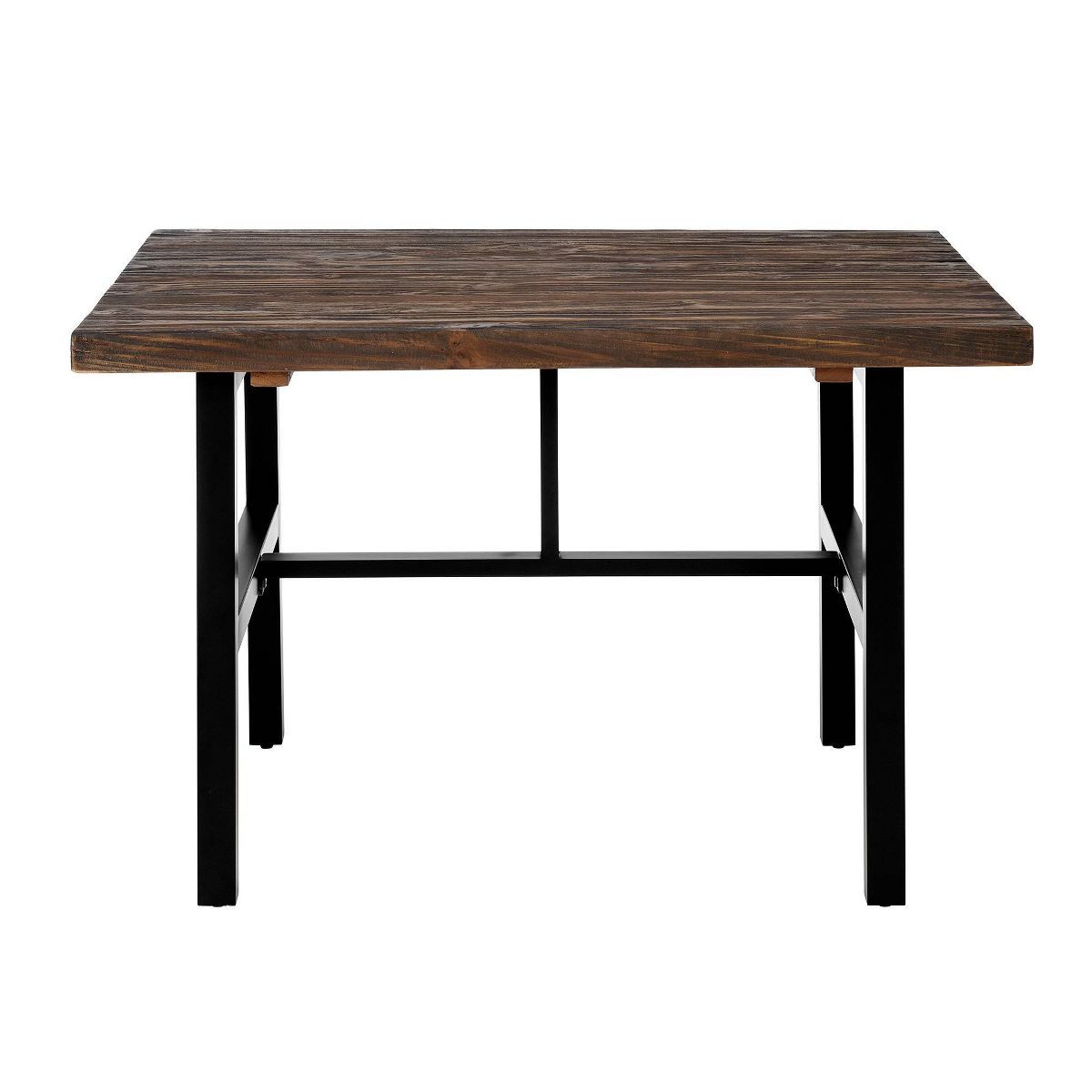 Pomona Metal and Wood Dining Table Brown - Alaterre Furniture - thumbnail 2