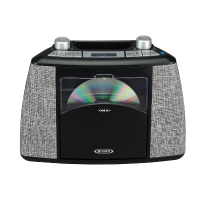 JENSEN® Portable Bluetooth® CD Music System with FM Radio, CD-565