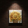Canvas Wall Decor Sunflower Theme – 24 x 24 Inch by Manual Woodworkers - 2 of 3
