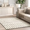 Nuloom Nalini Modern Striped High-Low Wool Indoor Area Rug - 2 of 4