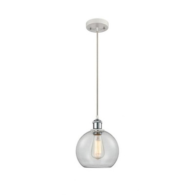 Athens - 1 Light Mini Pendant In Industrial Style-10 Inches Tall and 8 Inches Wide