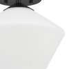 Hunter Fans 10" Celestial Valley Ceiling Light Matte Black Finish - 2 of 4