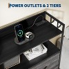 Acekool 8+3 Drawer Dresser with Fabric Drawers, Charging Station & Night Light, Closet Storage Organizer with Shelves, Pockets & Hooks - 4 of 4