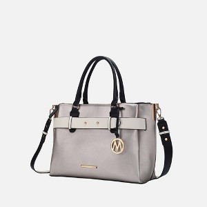 MKF Collection Jamie Vegan Leather Women's Satchel Bag by Mia K - 1 of 4