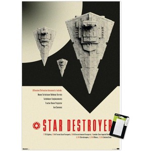 Trends International Star Wars: Moving At Lightspeed - Star Destroyer Unframed Wall Poster Prints - 1 of 4