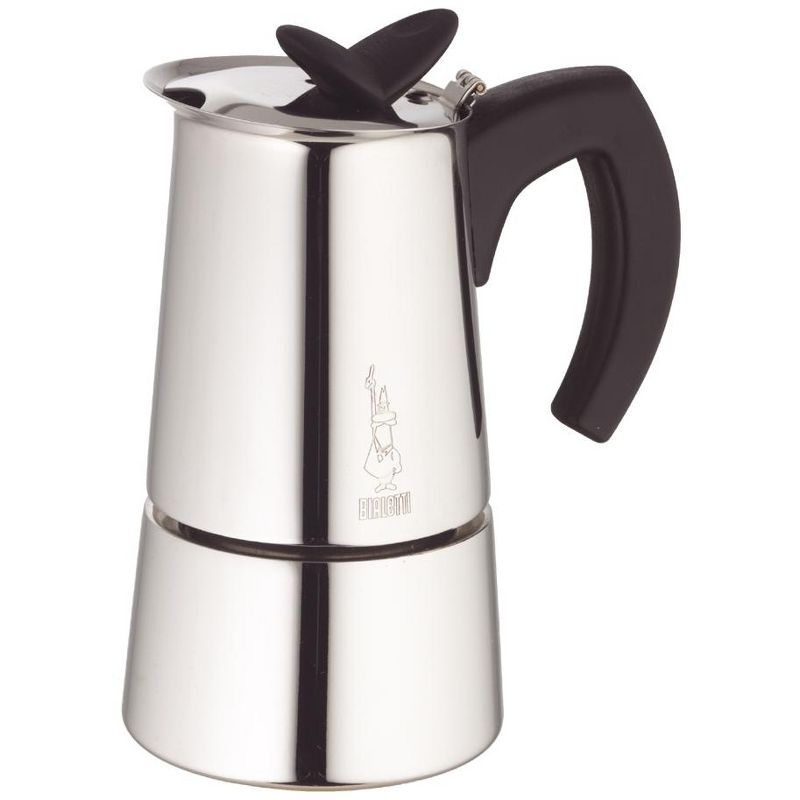 Bialetti Musa Stainless Steel Induction Stovetop Espresso Maker, 1 of 2