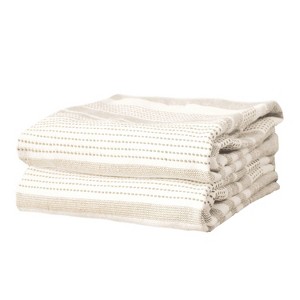 T-fal Dual Terry Stripe Kitchen Towel  2 Piece Set - 1 of 4