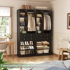 Aheaplus Closet Organizer System with Drawers and Adjustable Shelves, Freestanding Walk-in Wooden Closet - 2 of 4